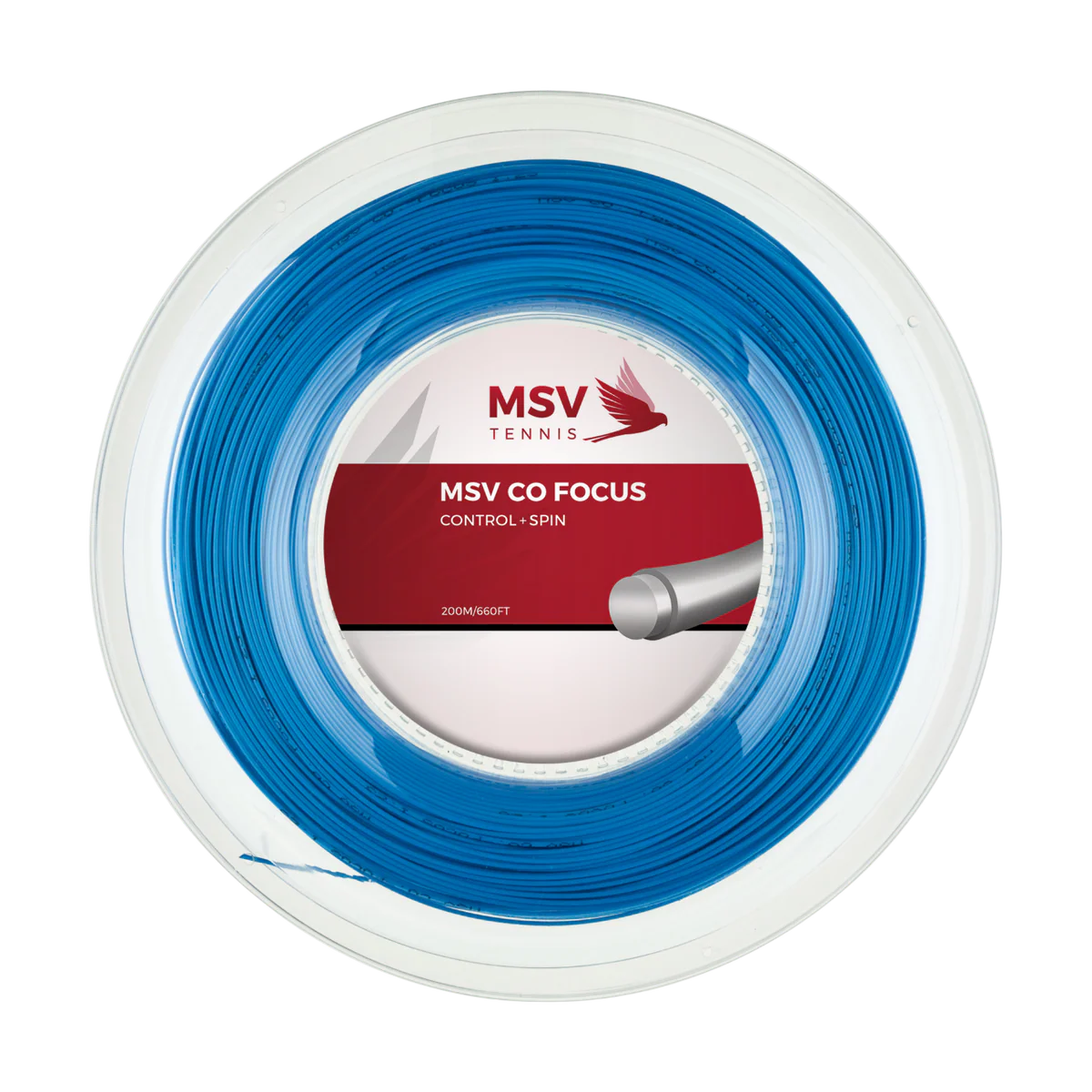 MSV Co Focus 1.23mm 200m Reel Sky Blue