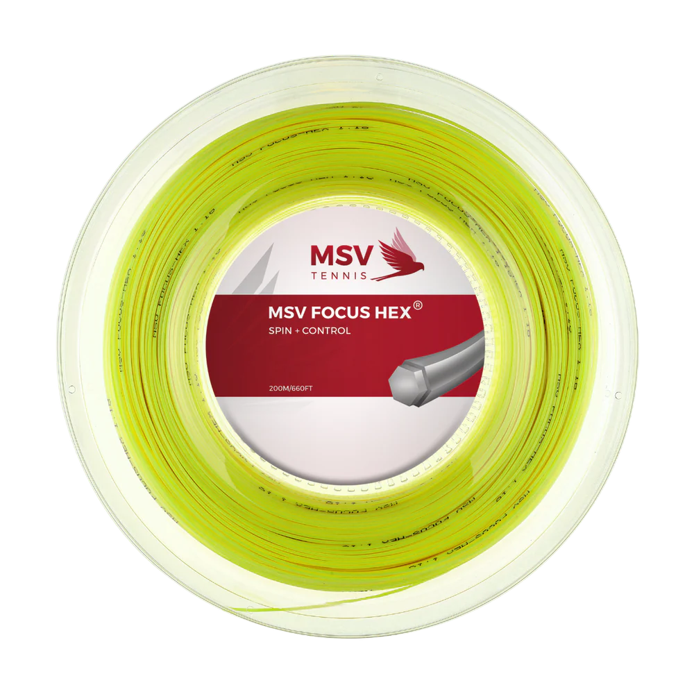 MSV Focus Hex 1.27mm 200m Reel Neon Yellow