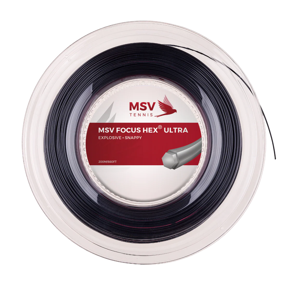 MSV Focus Hex Ultra 1.30mm 200m Reel Black