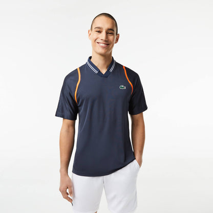 Polera Lacoste Daniil Medvedev Blue/ Orange