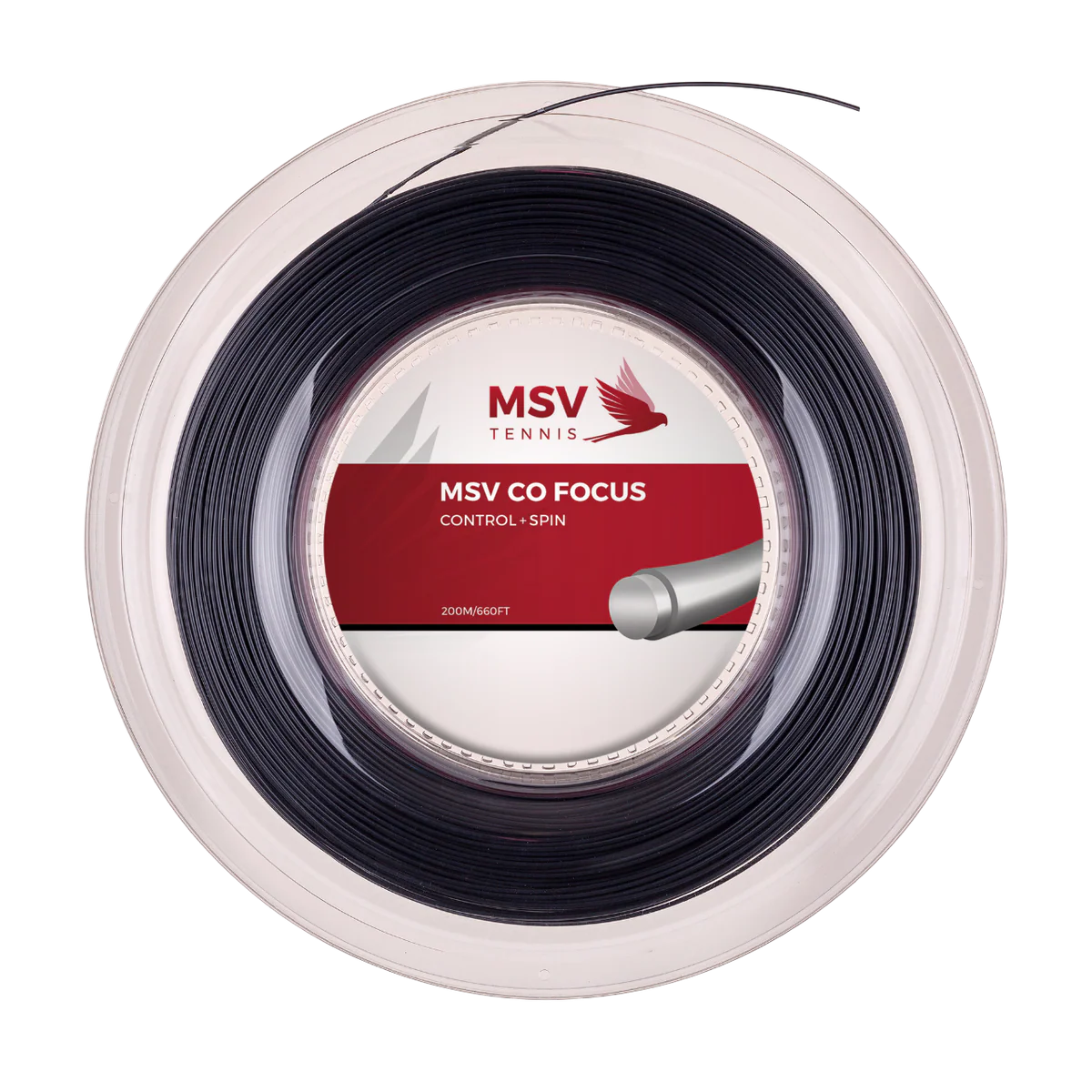 MSV Co Focus 1.27mm 200m Reel Black