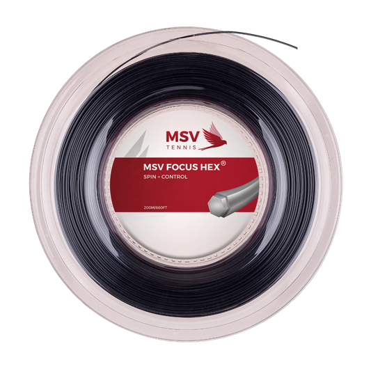 MSV Focus Hex 1.23mm 200m Reel Black