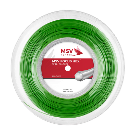 MSV Focus Hex 1.23mm 200m Reel Green