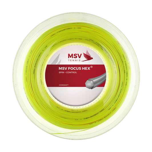 MSV Focus Hex 1.23mm 200m Reel Neon Yellow