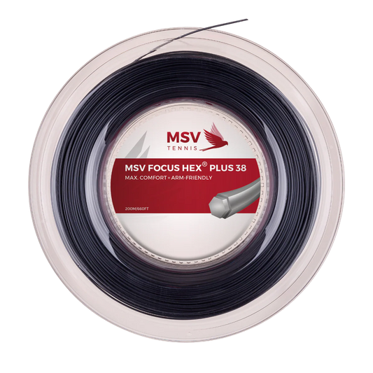 MSV Focus Hex Plus 38 1.25mm 200m Reel Black