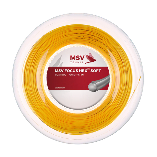 MSV Focus Hex Soft 1.20mm 200m Reel Yellow