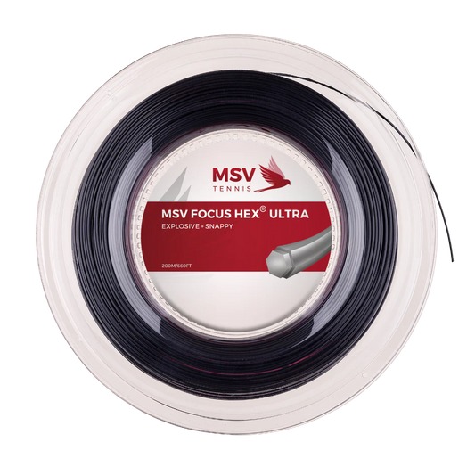 MSV Focus Hex Ultra 1.30mm 200m Reel Black