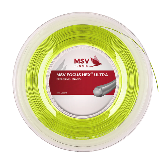MSV Focus Hex Ultra 1.25mm 200m Reel Neon Yellow