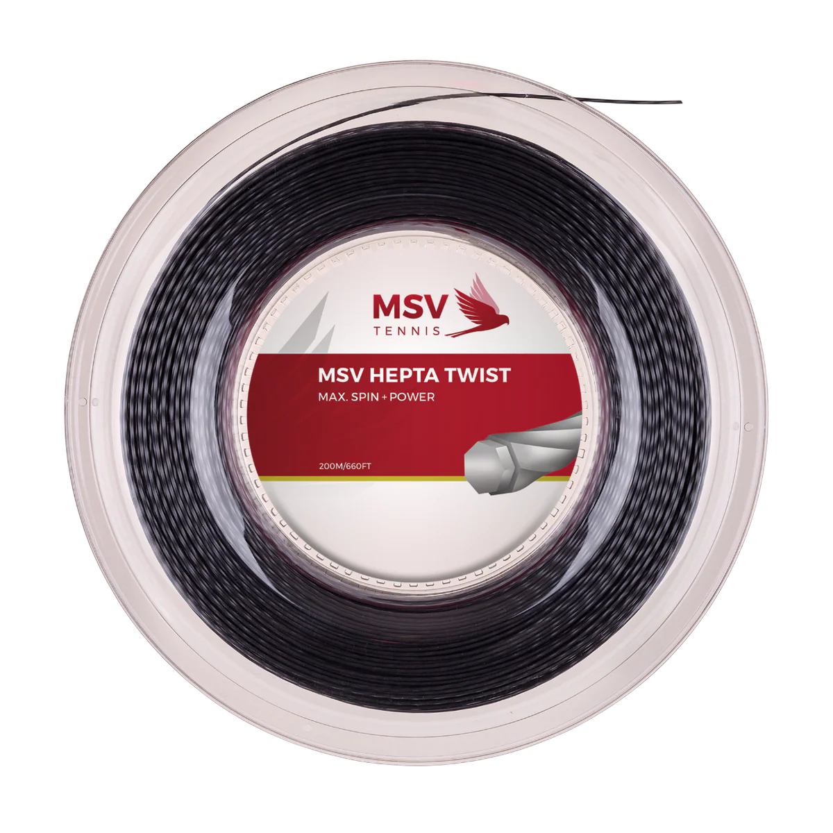 MSV Hepta Twist 1.30mm 200m Reel Anthracrite
